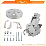 Power Steering Pump & Aluminum 1 Groove Keyway Pulley Bracket For Chevy Gm. Fixed Price $126.69.