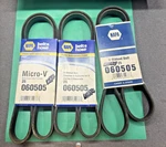 Lot Of 3 New Napa (gates) 25-060505 Micro-v Ribbed Belt Free Shipping. Fixed Price $44.95.