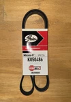 Serpentine Belt-premium Oe Micro-v Gates K050486. Fixed Price $22.00.