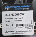 Continental Ag 4100603X Automotive Multi Extreme Duty Belt. Fixed Price $45.00.
