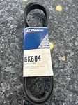 Serpentine Belt Acdelco Professional/gold 6K604. Fixed Price $25.00.
