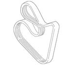 Genuine Bmw Alternator Belt 11-28-7-636-367. Fixed Price $65.58.