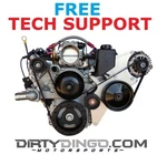 Dirty Dingo LS1 Billet Alternator Power Steering Bracket Fits Vortec Truck. Fixed Price $274.99.