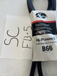 Gates Standard Hi-power Ii B66 V-belt. Fixed Price $18.00.
