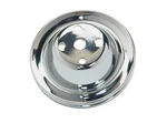 Summit Racing Water Pump Pulley V-belt 1-GROOVE Steel Chrome Sbc Long Ea. Fixed Price $36.99.