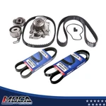 Timing Belt Kit Water Pump 2PCS Serpentine For 98-02 Honda Accord 2.3L Sohc. Fixed Price $49.50.