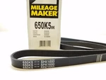 650K5MK Mileage Maker Black Serpentine Multi Rib Belt Made Mexico. Fixed Price $21.00.