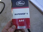 Gates Hi-power A44 V Belt. Fixed Price $9.99.
