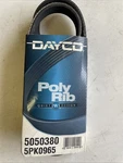 Dayco Poly Rib 5050380 Serpentine Belt. Fixed Price $6.00.