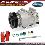 Ac Compressor W/ 6SEU16 For Kia Sportage 2.0L 2.4L To 01-03-2017. Fixed Price $184.99.