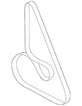 Genuine Land-rover Serpentine Belt LR152210. Fixed Price $79.75.