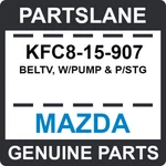 KFC8-15-907 Mazda Oem Genuine Beltv, W/pump & P/stg. Fixed Price $31.04.