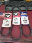 Gates Automotive Drive V-belt Xl 9341 Size 1/2 34-3/8" 13A0865 Lot Of. Fixed Price $20.00.