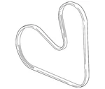 Genuine Gm V-ribbed Serpentine Belt 12677962. Fixed Price $20.53.