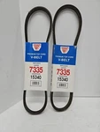 Armormark 15335 Accessory Drive Belt - 7335 Goodyear 15340 X2 Nos. Fixed Price $19.99.