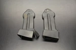 Original Seat Belt Buckle Pockets Sleeves 1965-1966 Corvette (black). Fixed Price $15.00.