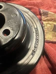 04-09 Jaguar XJ8 X358 Engine Motor Coolant Water Pump Pulley 2W938509BB Oem. Fixed Price $9.95.