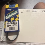 (1) Goodyear 4060435 Oets Multi-v Belt Continental Factory New! Nos. 6PK1105. Fixed Price $18.00.