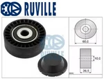Ruville 55962 V-ribbed Belt Deflection Pulley Centre 532 0331 10 For Peugeot. Fixed Price $38.00.