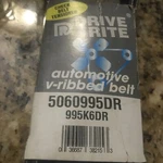 Dayco Drive Rite 5060995DR Serpentine Belt 995K6DR. Fixed Price $18.00.