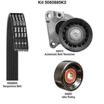 Serpentine Belt Drive Component Kit Dayco 5060885K2 Fits 2003 Mazda 2.3L-L4. Fixed Price $101.12.