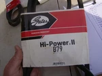 Gates Hi Power B79 Drive Belt. Fixed Price $14.99.