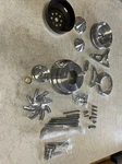 March Performance 30125, Aluminum Serpentine Pulley Kit Clear Powder Coated, Fsb. Fixed Price $399.56.