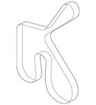 Genuine Ford Ac Belt DR3Z8620B. Fixed Price $86.24.