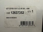 Gm 12637352 - Oem Serpentine Belt. Fixed Price $24.00.