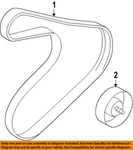 Hyundai Oem 14-20 Elantra Gt Cooling Belts Pulleys-serpentine 252122B720. Fixed Price $38.27.
