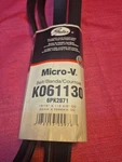 Gates K061130 Micro-v Serpentine Belt 6PK2871 2886MM New. Fixed Price $21.99.
