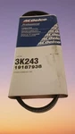 3K243 19187938 Acdelco Professional V Ribbed Belt. Fixed Price $20.00.