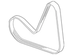 Genuine Volkswagen Serpentine Belt 03L-903-137-T. Fixed Price $37.98.
