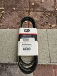 Genuine Oem Original Gates Tri-power AX80 Cogged V-belt 82" 1/2" New. Fixed Price $15.00.