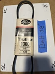 Gates 1300 Truflex Fhp Low Horsepower V-belt For Lawn Mower Equipment. Fixed Price $9.00.