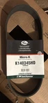 Gates Micro-v K140345HD Serpentine Belt 1-15/16 X 35 Green Stripe. Fixed Price $27.20.