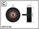 Caffaro 37-96 Tensioner Pulley, V-ribbed Belt For Mercedes-benz, Puch. Fixed Price $12.89.