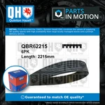 6 Rib Multi Drive Belt Fits Ford Fiesta MK5 ST150 2.0 05 To 08 N4JB Qh 1343139. Fixed Price $22.77.