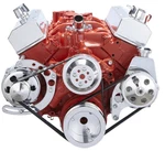 Sbc Serpentine Pulley Conversion Kit Power Steering 350 400 Chevy Small Block. Fixed Price $410.00.
