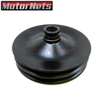 Black Saginaw Press On Power Steering Pulley Gm Chevy Double 2 Groove 3/4" Sbc. Fixed Price $51.99.