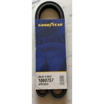 New Goodyear 1060757 Serpentine Belt, Ribs, 75.7" Length. Fixed Price $37.63.