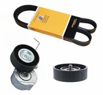 Drive Belt Kit With Tensioner Idler Pulley For Land Rover LR2 (08-12). Fixed Price $125.28.