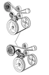 Jeep Wrangler K04892520AB Belt 2.4L. Fixed Price $60.31.