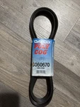 Serpentine Belt Dayco Poly Cog 5060670 6PK1700. Fixed Price $25.00.