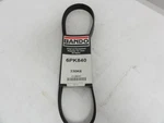 197164 New Box; Bando 6PK840 Serpentine Belt 330K6; 6-RIBS 33.0"L; 2ECH1. Fixed Price $21.26.