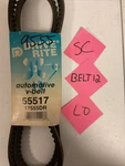 Drive Rite Automotive V-belt 17555DR/55517. Fixed Price $9.89.