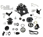 -open Box-holley 20-310BK Godzilla 7.3L High Mount Complete Accessory Kit Black. Fixed Price $2190.00.