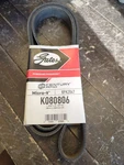 Gates Micro-v Serpentine Belt For T178423 R135611 R128209 PK080806. Fixed Price $16.00.