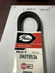 Serpentine Belt-premium Oe Dual Sided Micro-v Gates DK070536. Fixed Price $31.50.