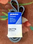 Serpentine Belt-standard Acdelco Pro 5K778. Fixed Price $18.67.